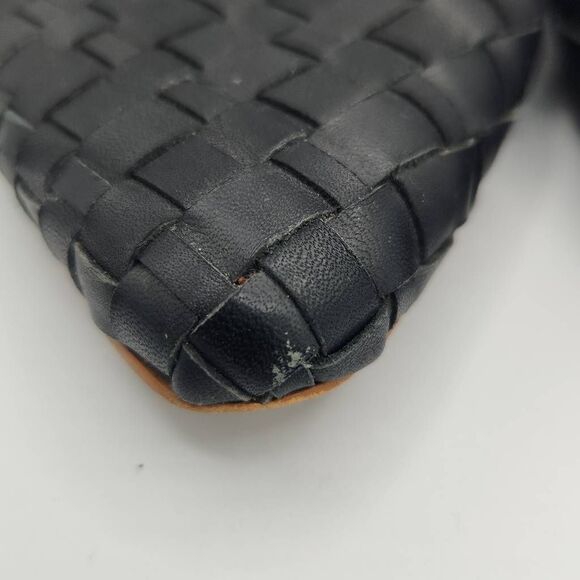 Madewell The Remi Slingback Flat in Woven Leather True Black Women's Size 8.5 - Picture 9 of 9